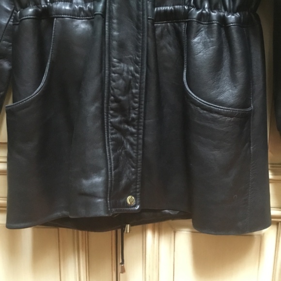 Damselle Vintage Chocolate Leather Coat - Picture 8 of 16